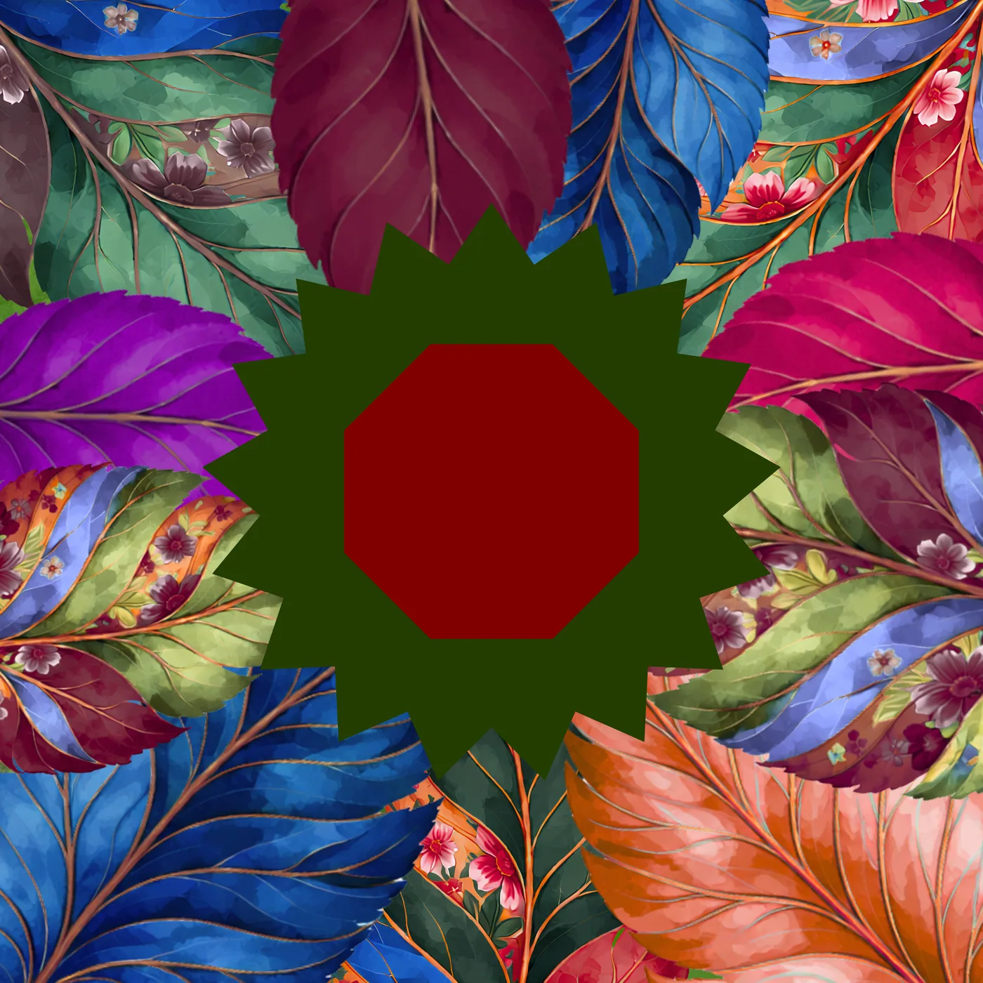 Jewel Garden Neoprene Mat