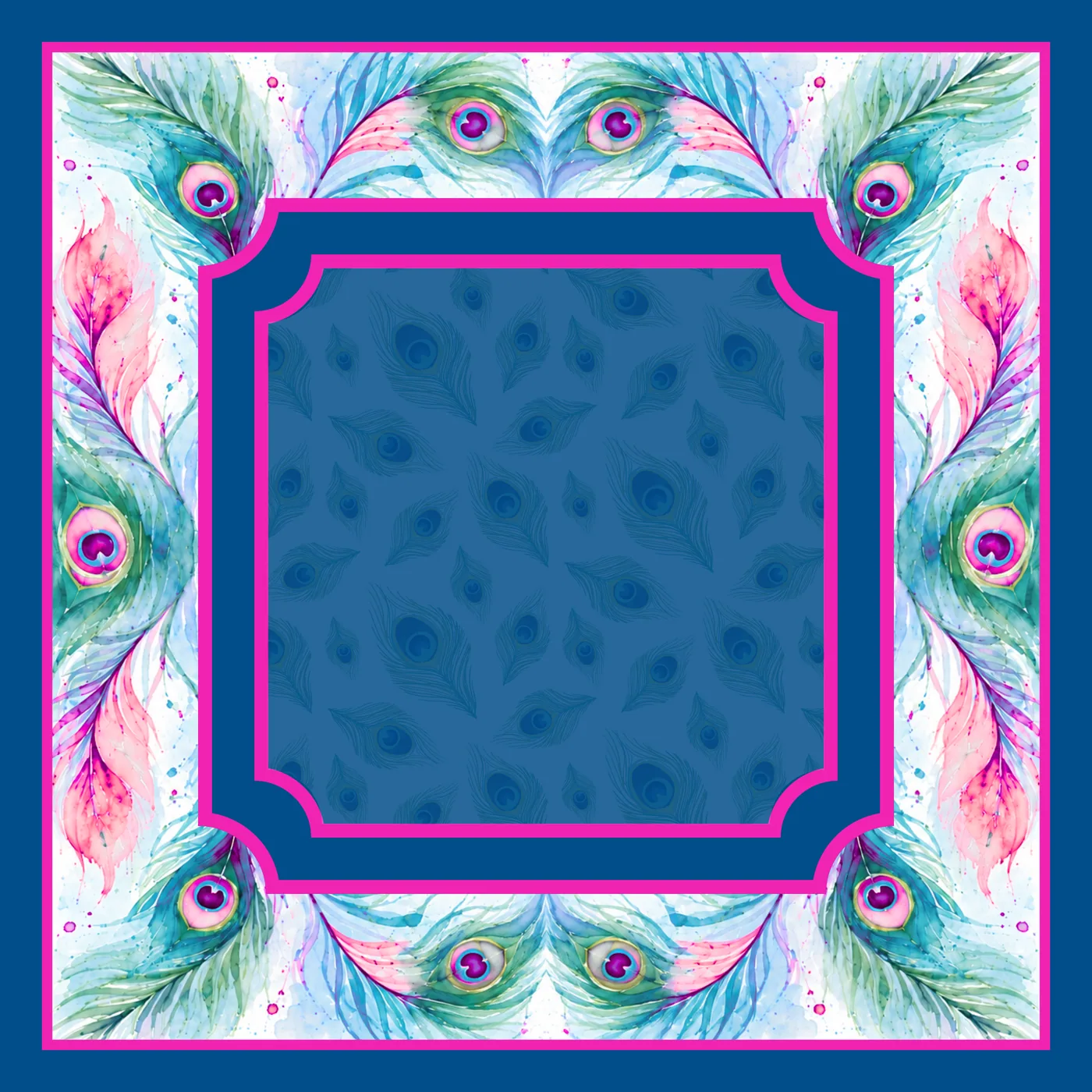 Royal Peacock Mahjong Mat