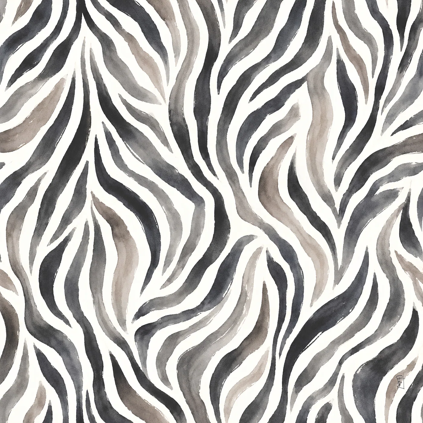 Zebra Leatherette Artist Collab Mat