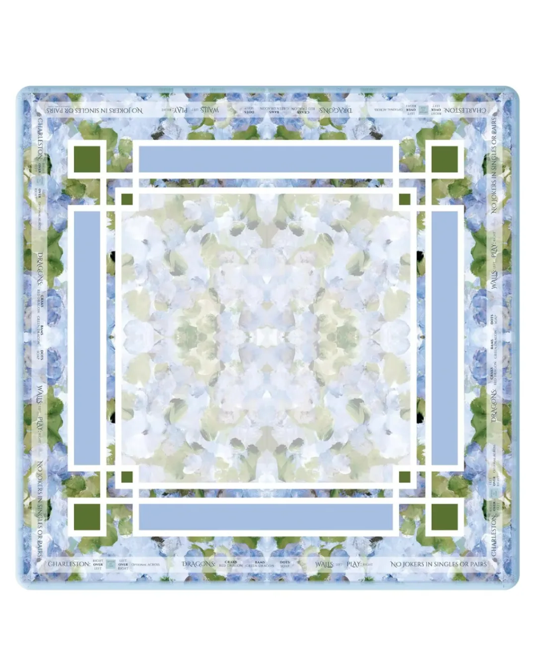 Hydrangea Bliss Mahjong Mat