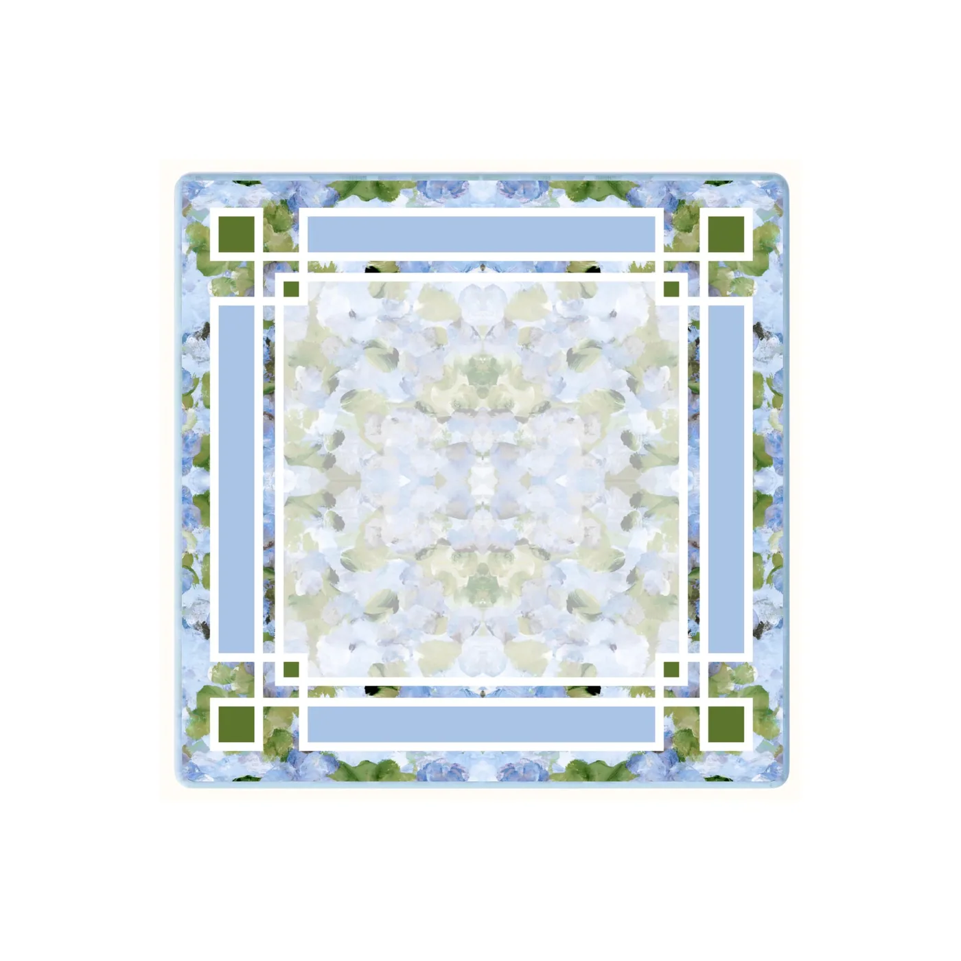 TRAVEL Hydrangea Bliss Mahjong Mat