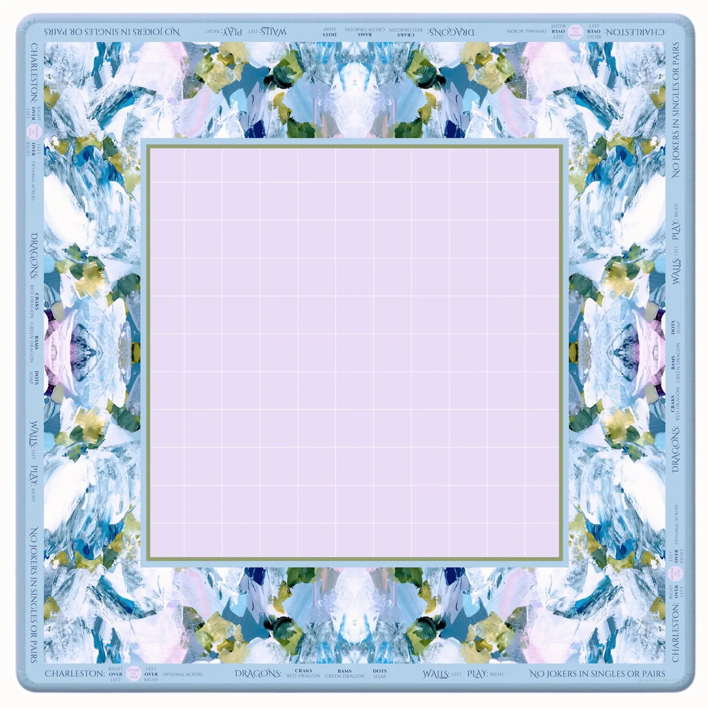 Pink Winds Mahjong Mat