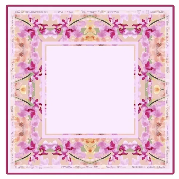 Pink Orchids Mahjong Mat