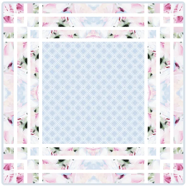 Blue Willow Mahjong Mat