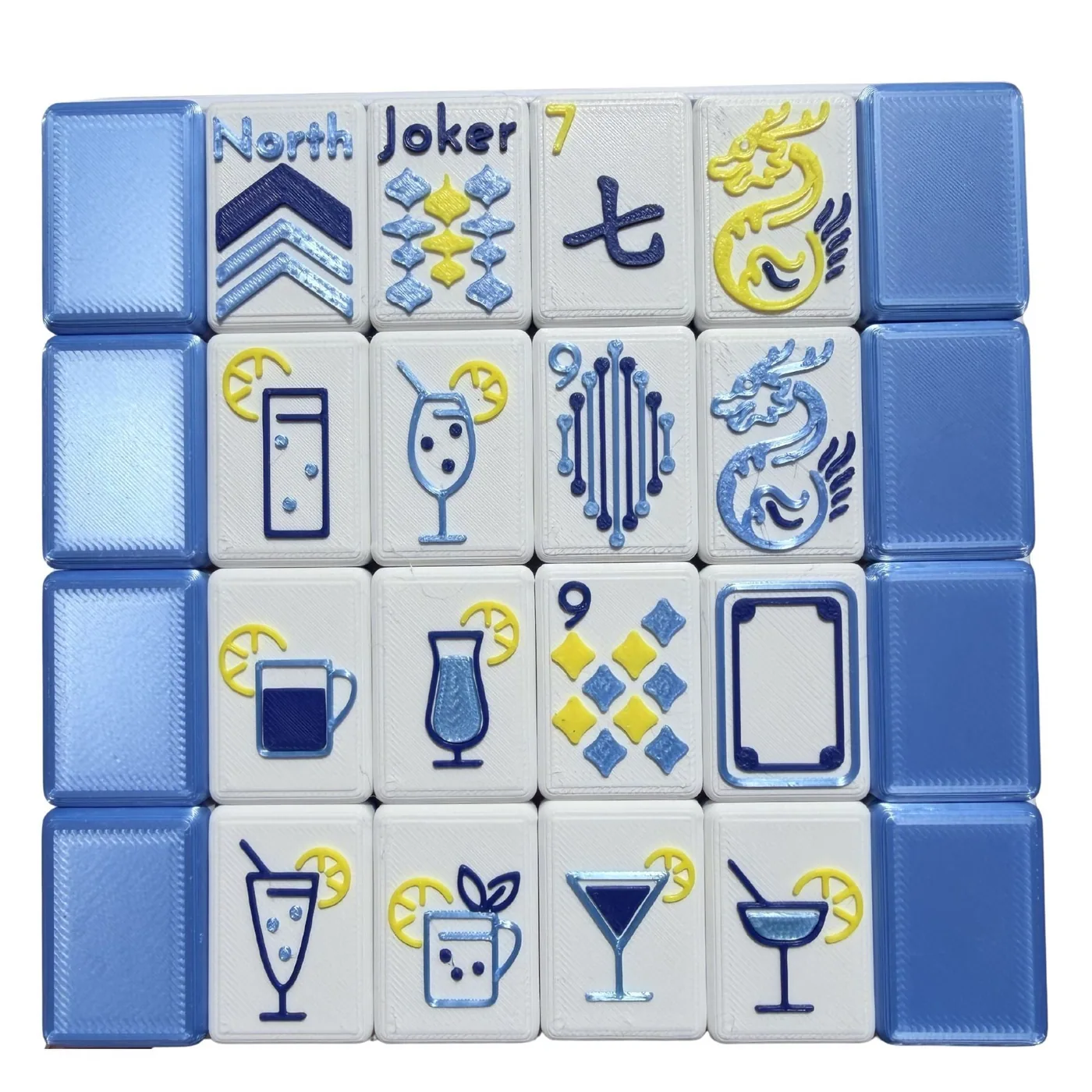 Mahj & Tonic Floating Tiles