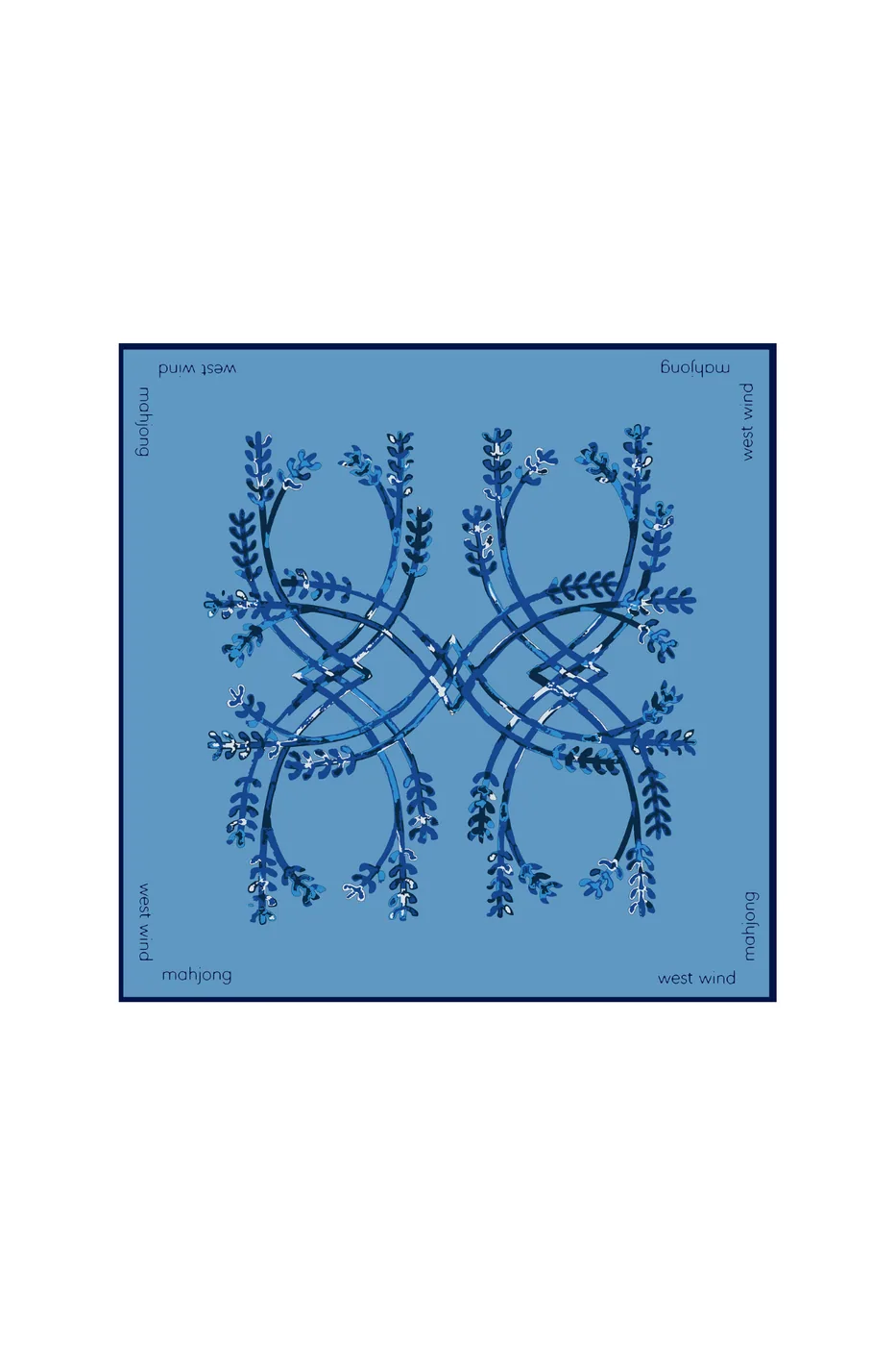 Mahjong Tile Mat - Sky Blue