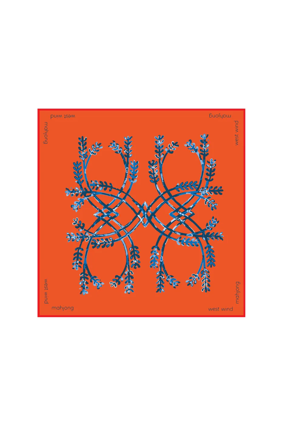 Mahjong Tile Mat - Orange