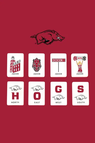 University of Arkansas® Mahjong Tiles