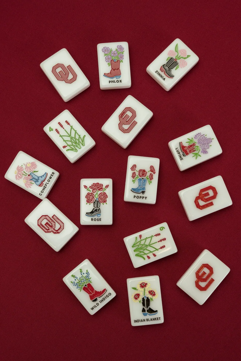 OU® - University of Oklahoma® Mahjong Tiles