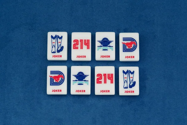 SMU® - Southern Methodist University® Mahjong Tiles