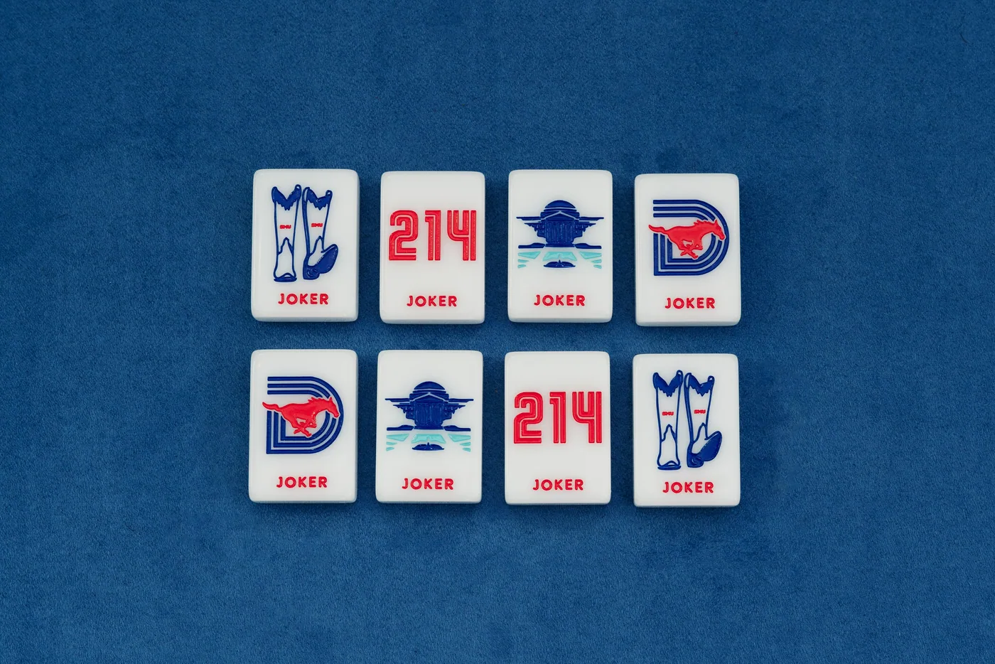 SMU® - Southern Methodist University® Mahjong Tiles