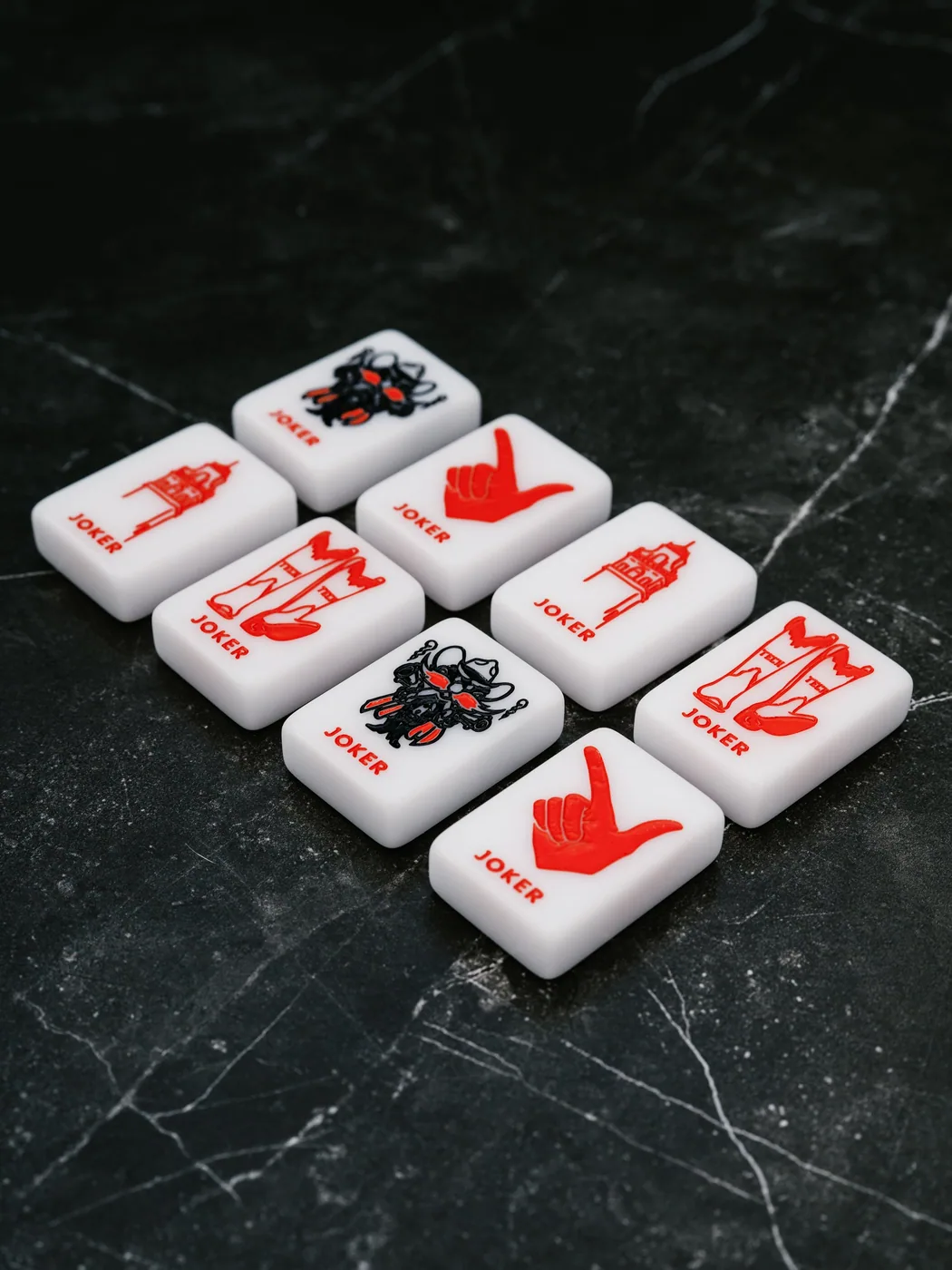 Texas Tech University® Mahjong Tiles