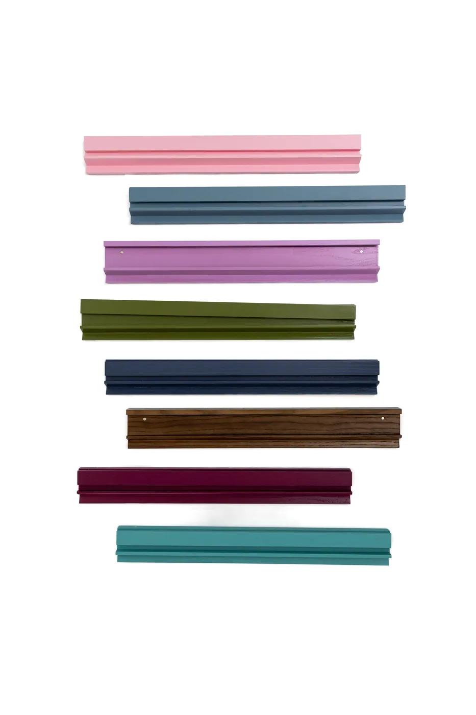 Wooden Mahjong Rack & Pusher Set - Dusty Lilac
