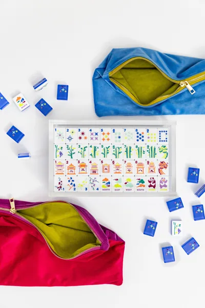 East Meets West Mahjong Tile Set