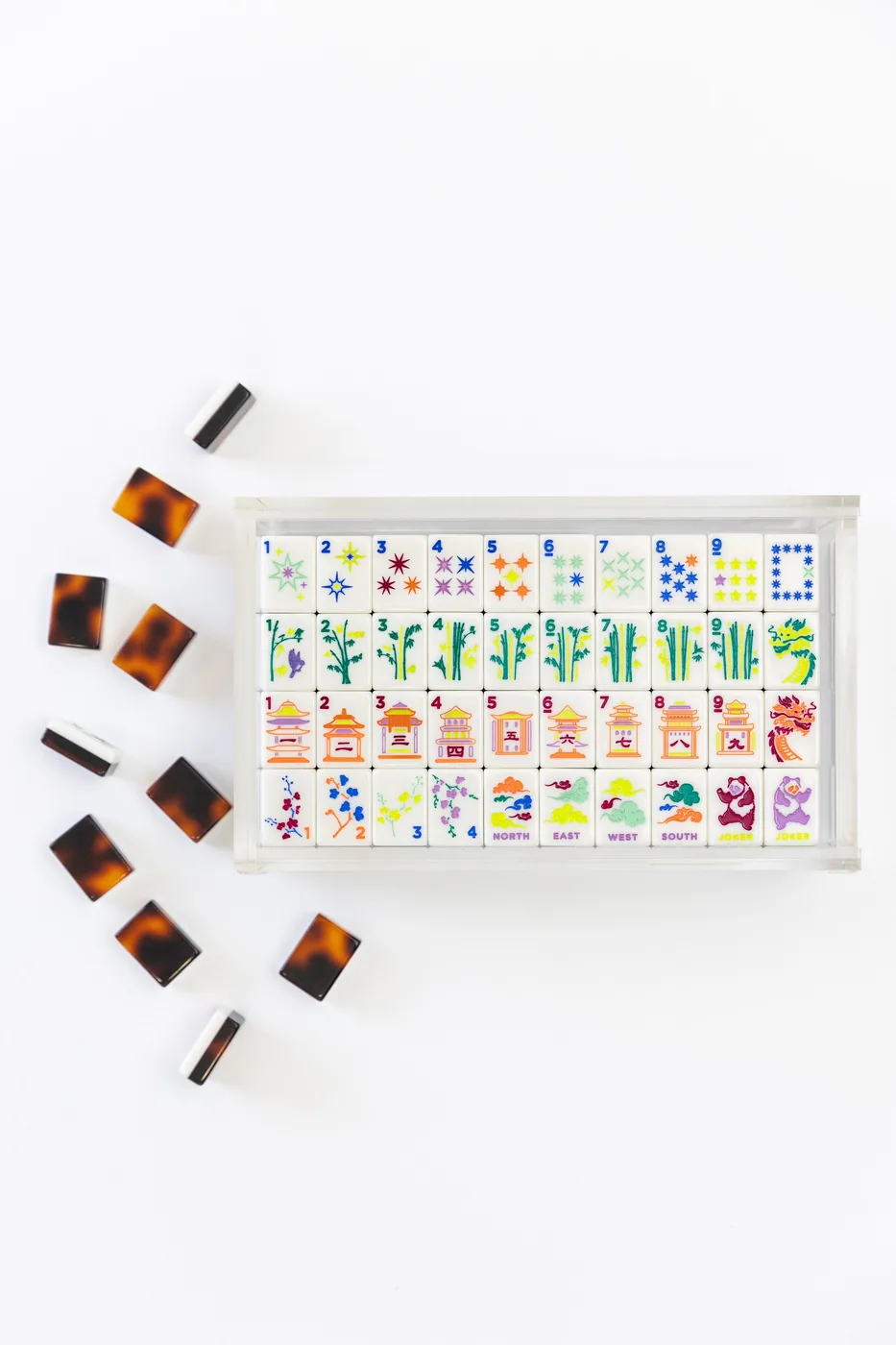 East Meets West Tortoise Shell Tile Set