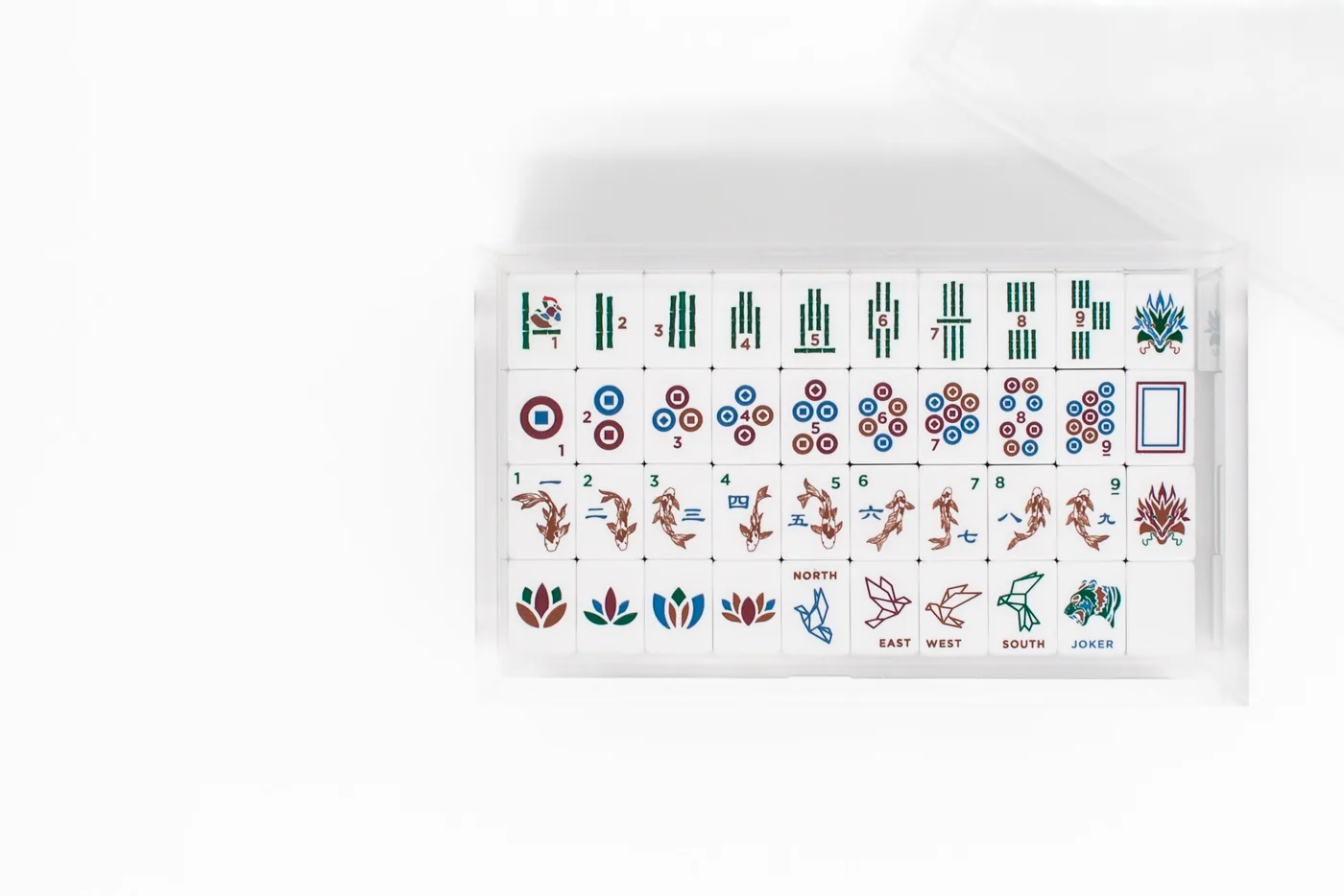 Origami Mahjong Tile Set