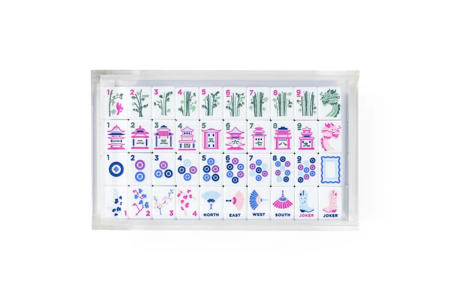 Boots & Bubbles Mahjong Tile Set