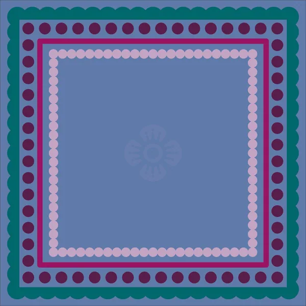 Blue Winter Seasons Mat