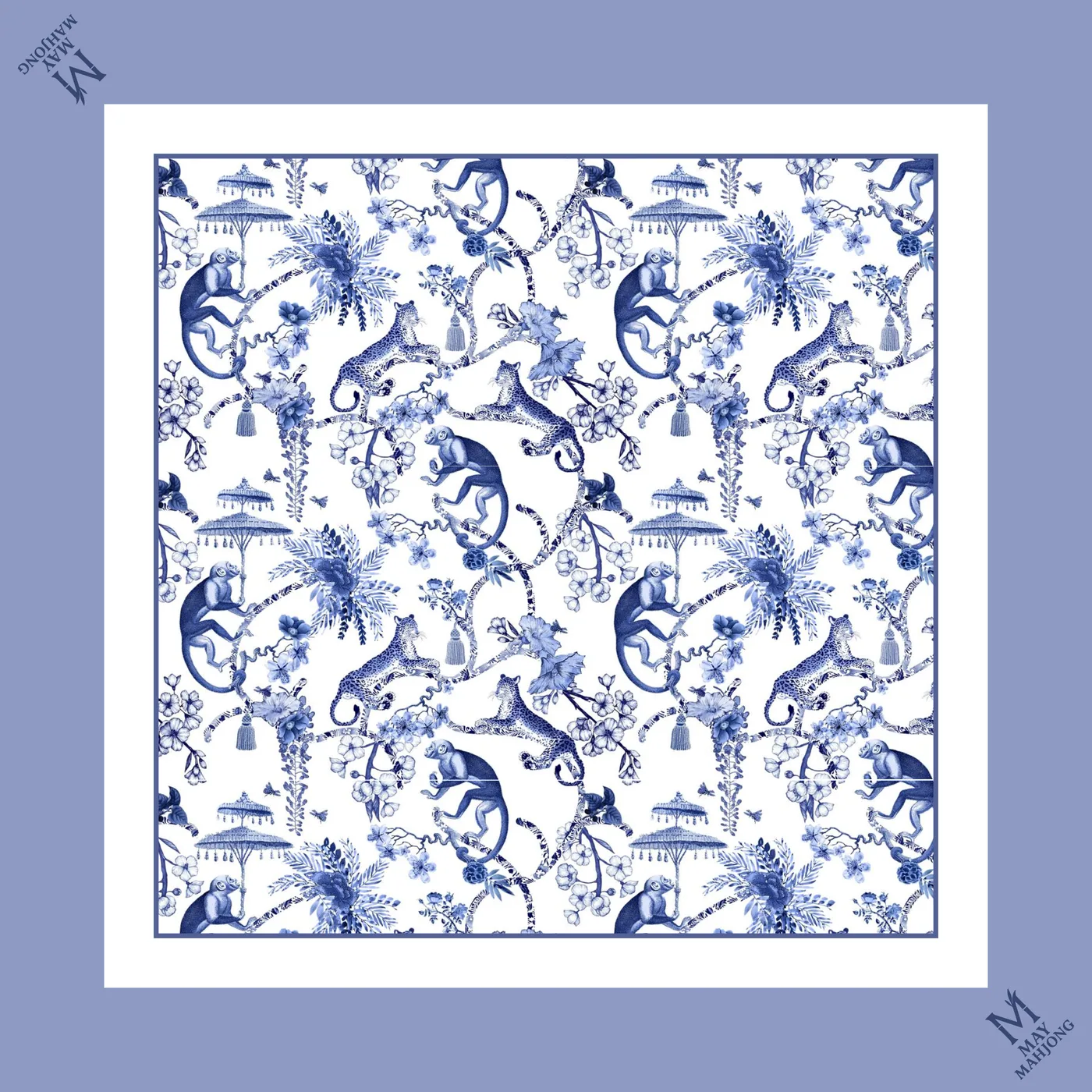 Chinoiserie Mahjong Mat
