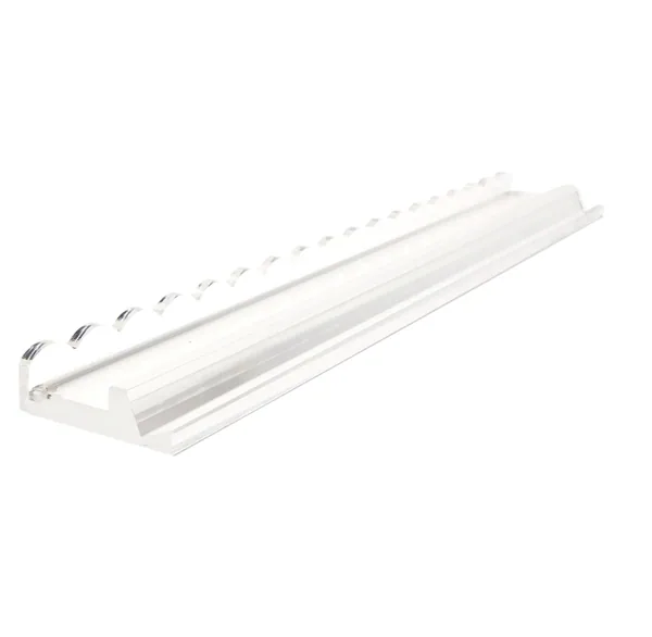 Luxe Acrylic Scalloped Mahjong Rack - Clear