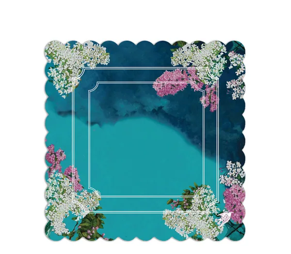 Serene Lilacs Mahjong Mat