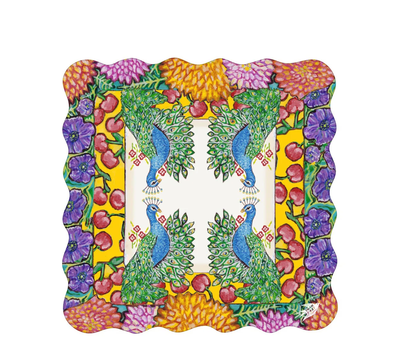 Bird Bam III The Peacock Mahjong Mat