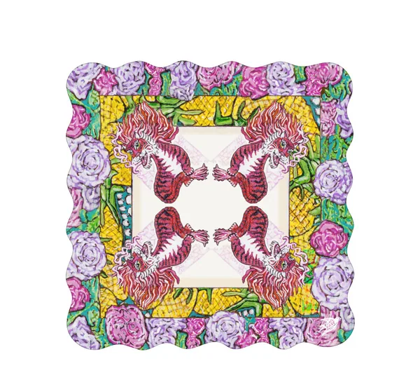 The Red Dragon Mahjong Mat
