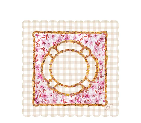 Bamboo Blooms Mahjong Mat