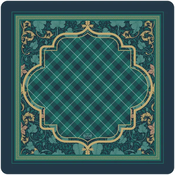 The Heritage Check Premium Mahjong Mat