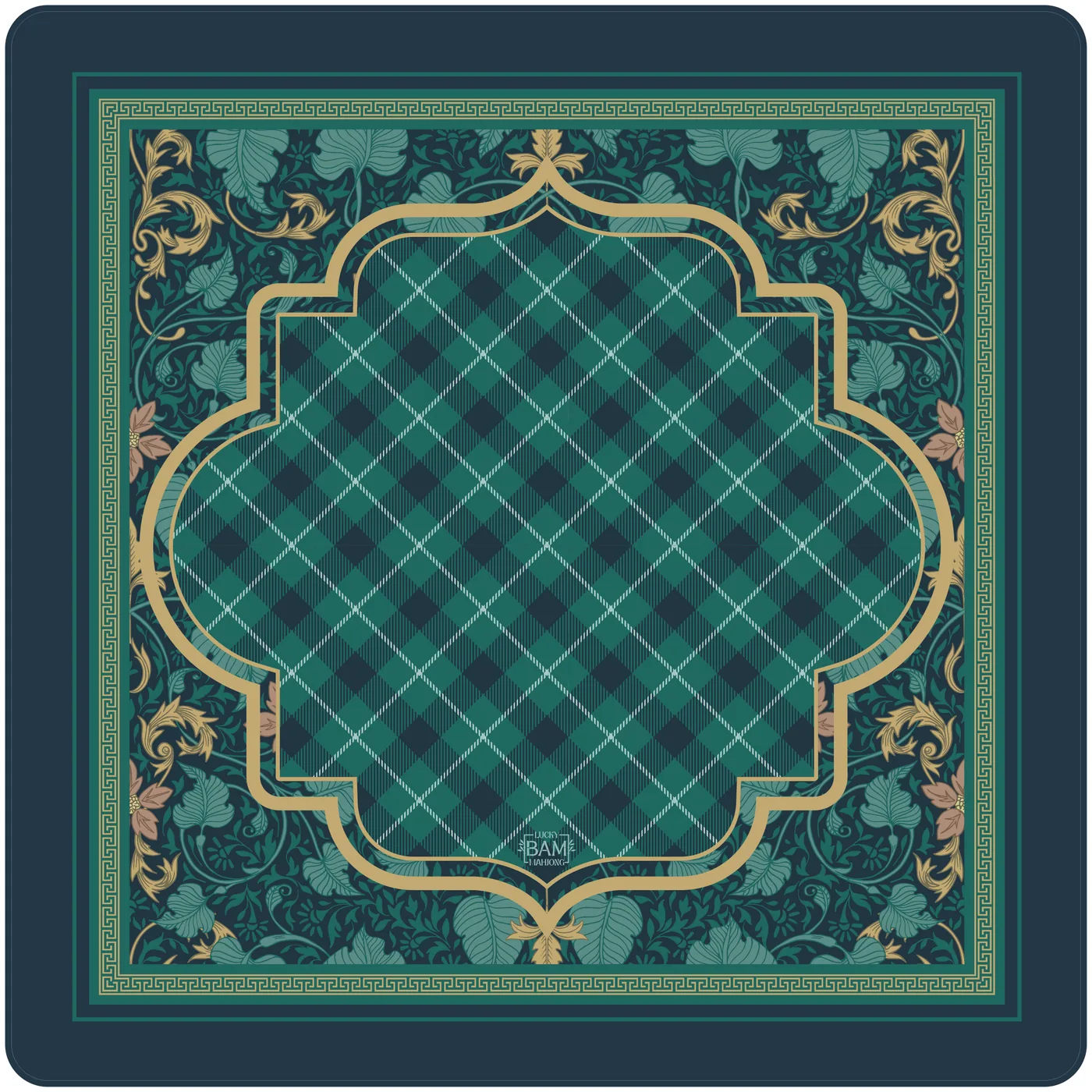The Heritage Check Premium Mahjong Mat