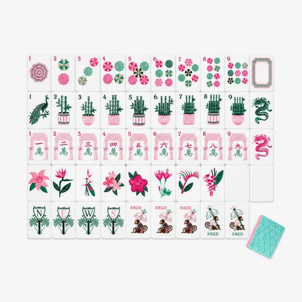 Cabana Lounge American Mahjong Tiles