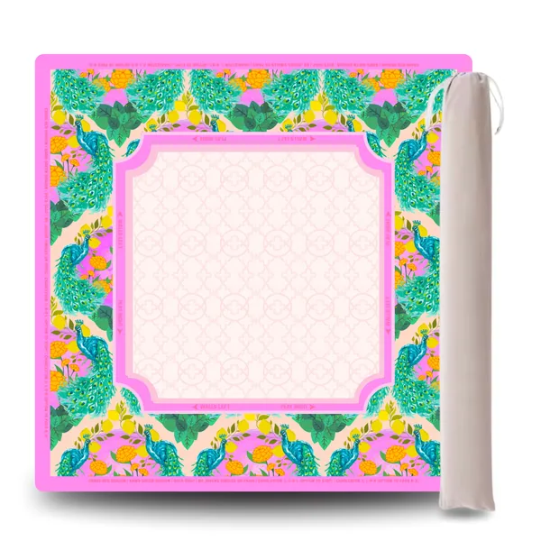 Zesty Plume Mahjong Mat
