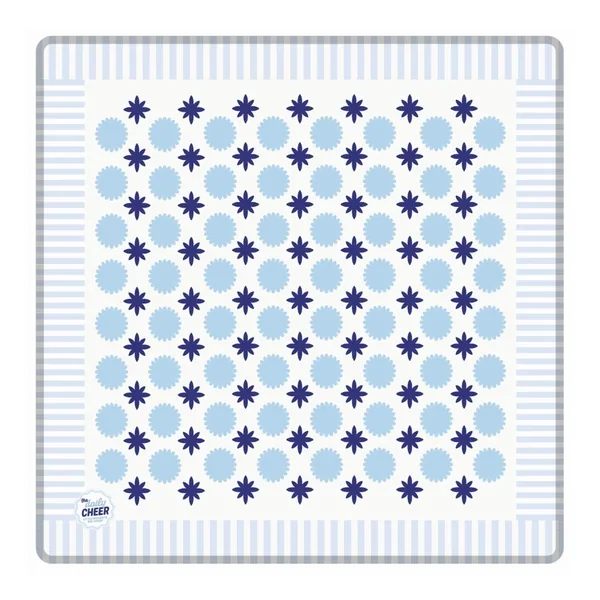 The Blue Hues Mahjong Mat