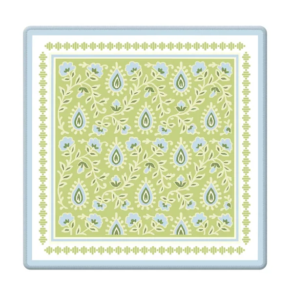 The Signature Paisley Mahjong Mat