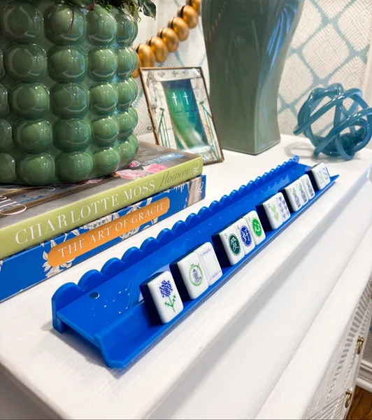 True Blue Scallop Rack & Pusher Set (Set of 4)