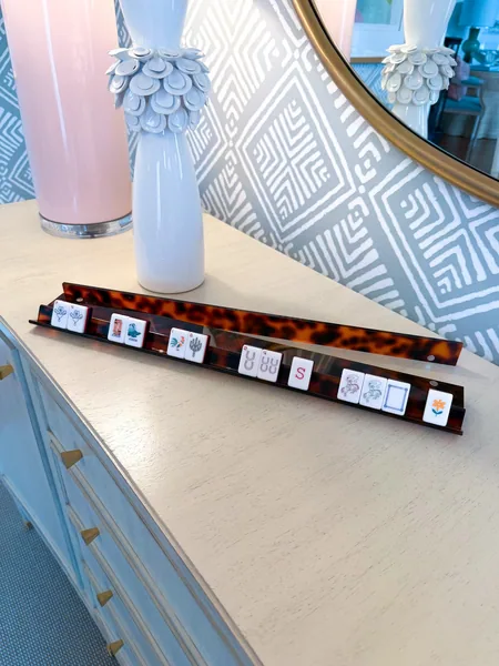 Tortoise Shell Rack & Pusher Set (Set of 4)