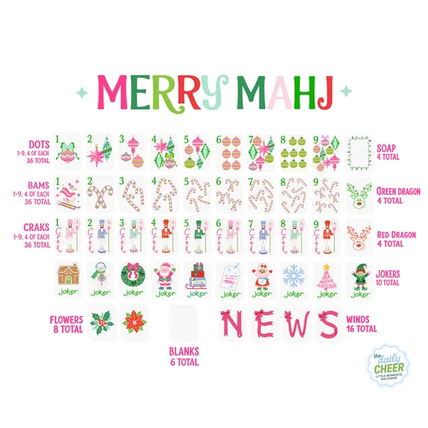 Merry Mahj Tiles