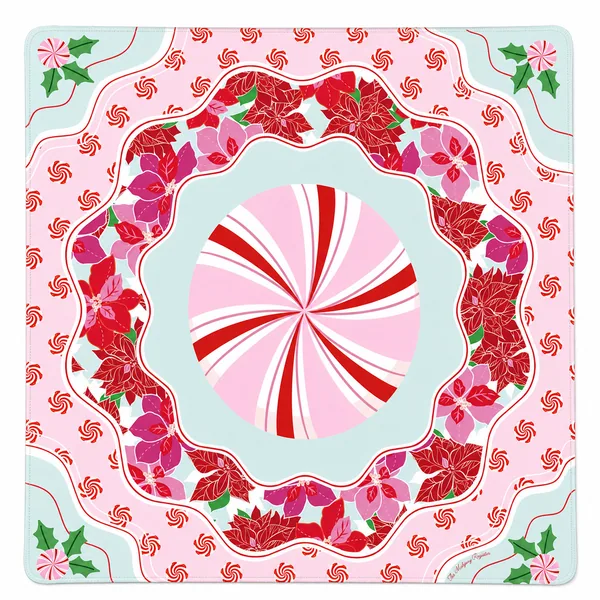 Peppermint Patty Premium Mahjong Mat – 33"