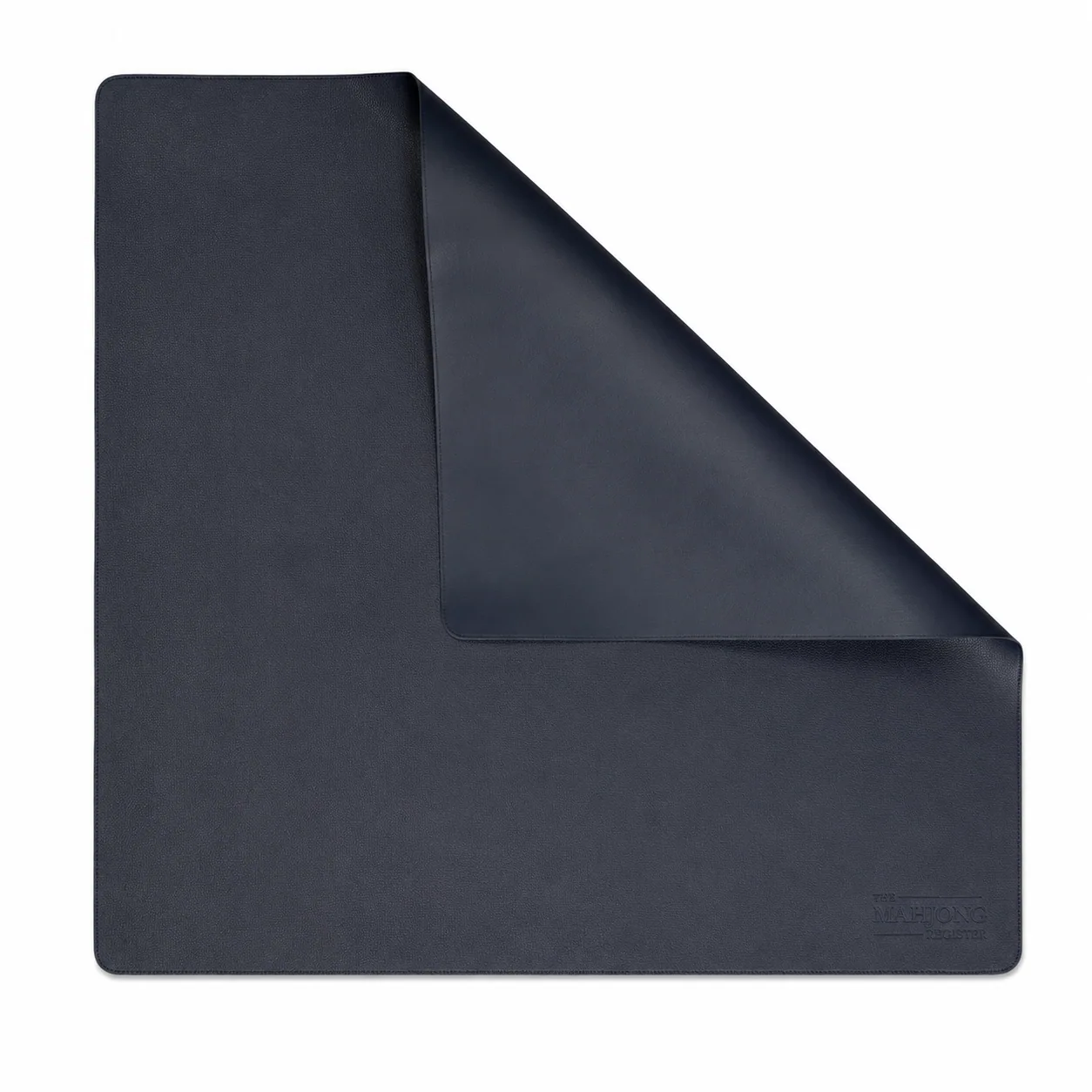 Navy Leatherette Mahjong Mat – 33"