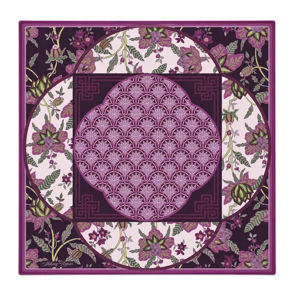 Pretty in Plum Premium Mahjong Mat – 33"