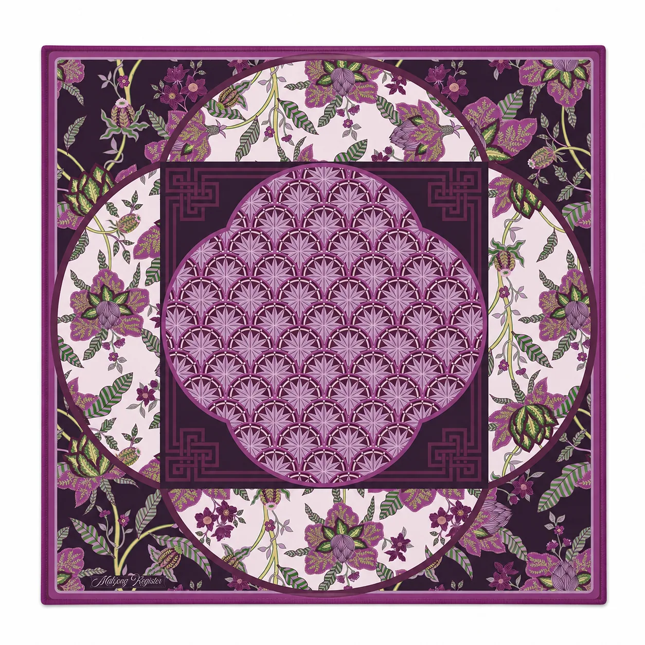 Pretty in Plum Premium Mahjong Mat – 33"