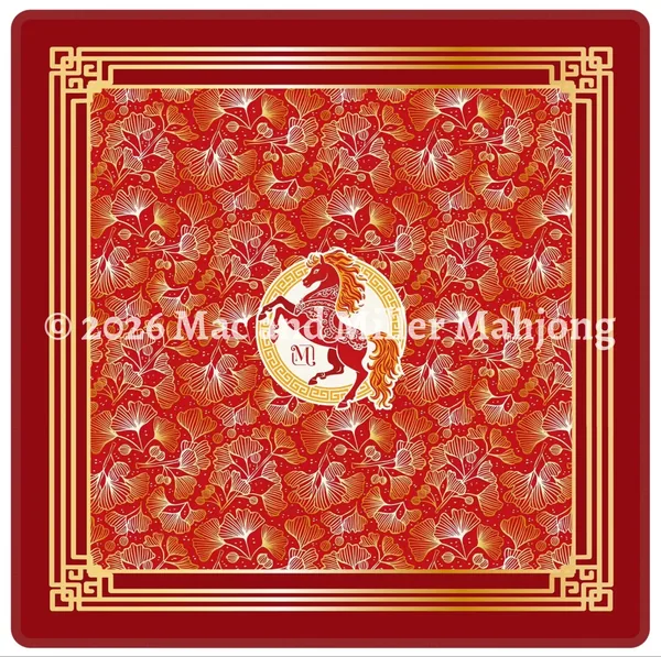 Heirloom Collection: Fire + Fortune Year of the Horse Mahjong Mat