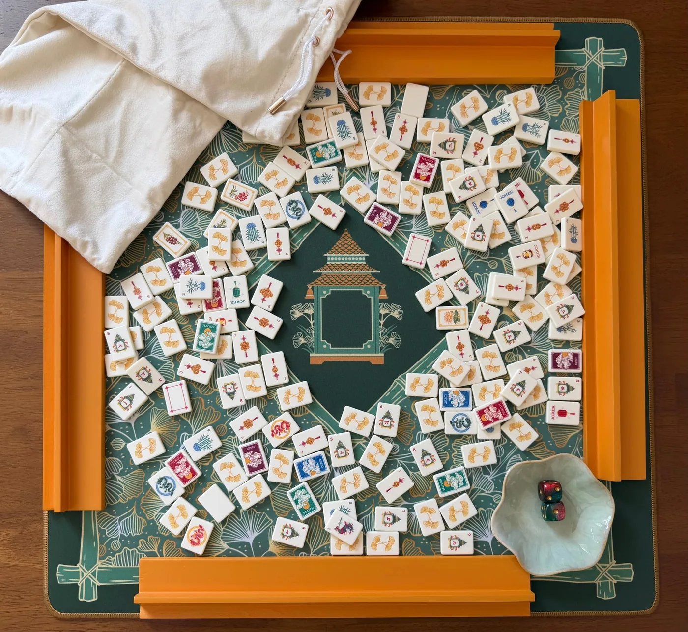 The Golden Heirloom Travel Mahjong Set