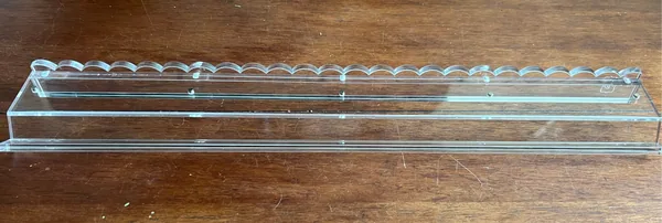 Scalloped Acrylic Racks