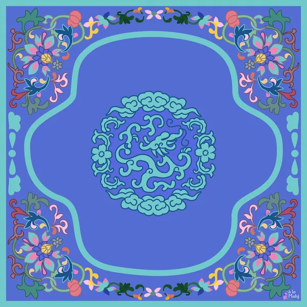 Mat - Brocade in Bloom Mahjong Mat