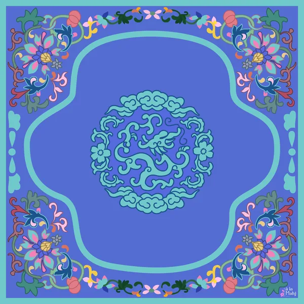 Mat - Brocade in Bloom Mahjong Mat