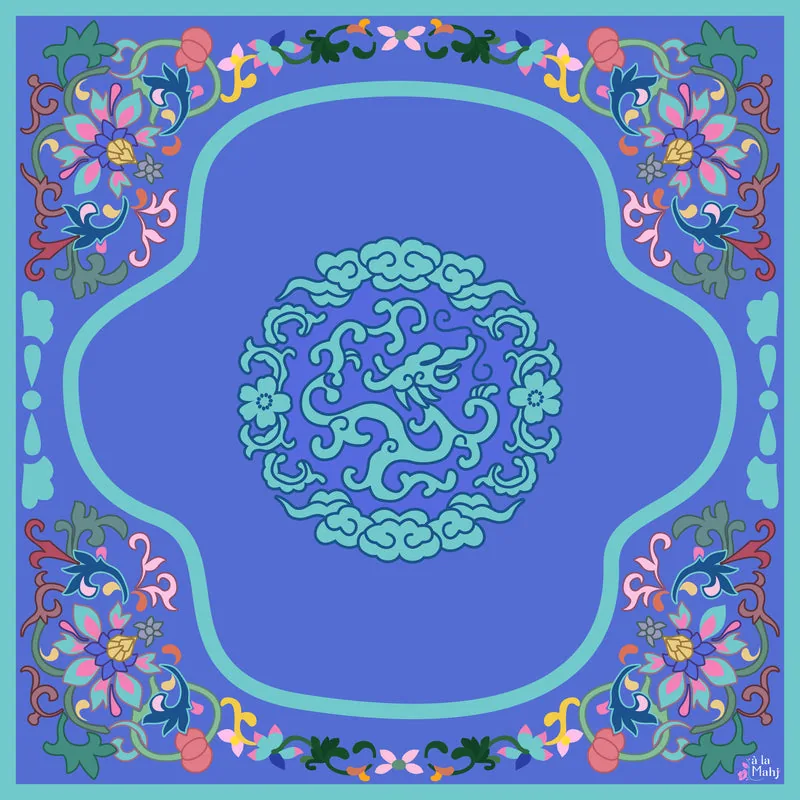 Mat - Brocade in Bloom Mahjong Mat