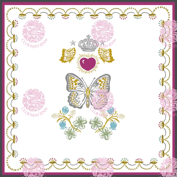 FLAWED & IMPERFECT  IS D'or Flower Leatherette Mat - Jewel Tone  FINAL SALE AS IS CONDITION .NO RETURNS OR REFUNDS