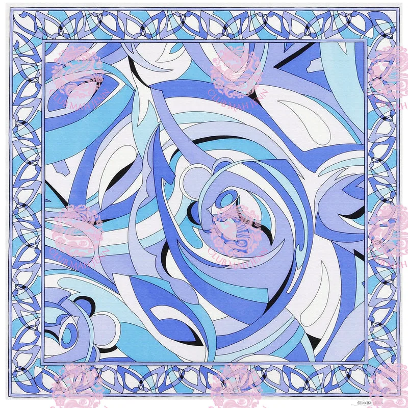 Miss Poochie Leatherette Mat - Riviera Bleu September Estimated Availability ©2023 Club Mah Jenn