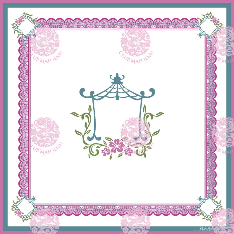 D'or Pagoda Leatherette Mat - Pearl White September Estimated Ship Date
